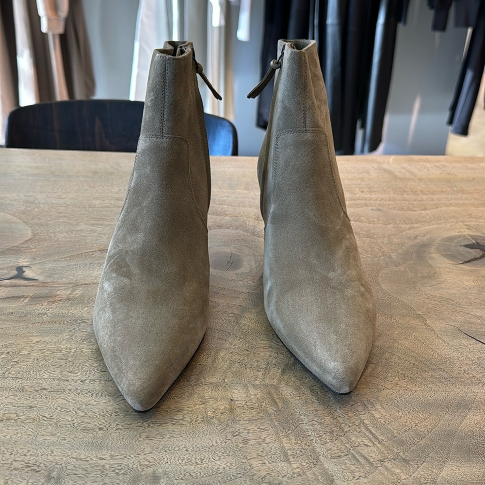Isabel Marant taupe suede ankle boots